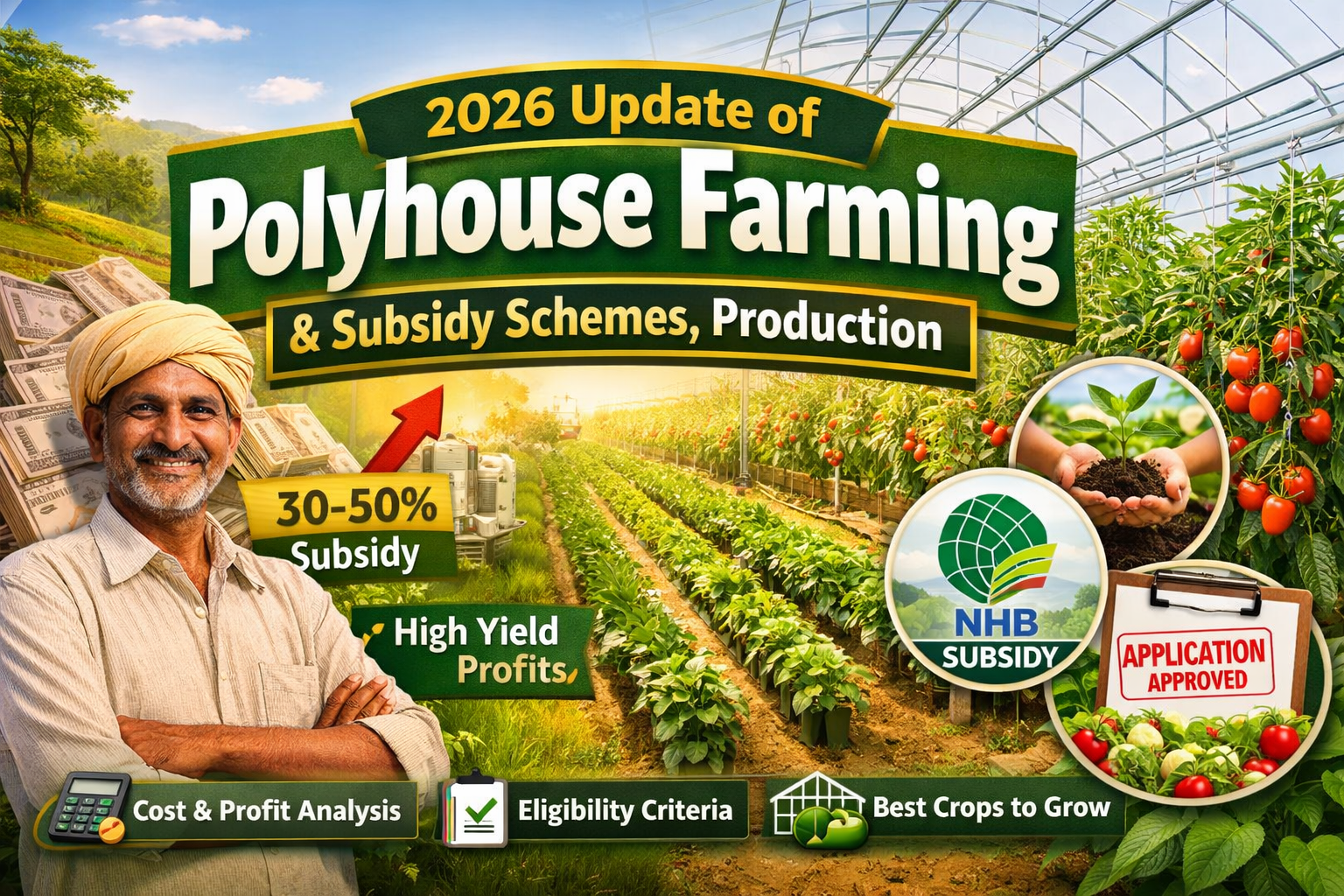 2026 Update of Polyhouse Farming and Subsidy Schemes, Production
